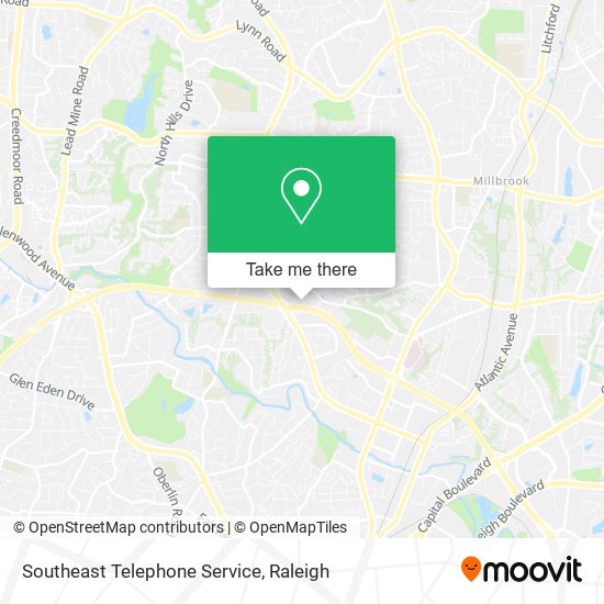 Mapa de Southeast Telephone Service