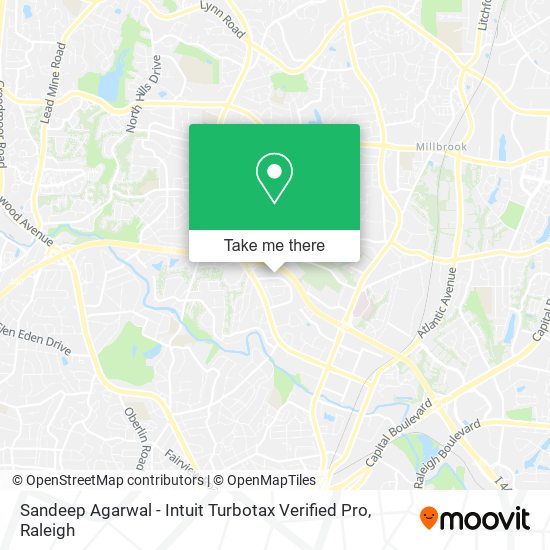 Sandeep Agarwal - Intuit Turbotax Verified Pro map