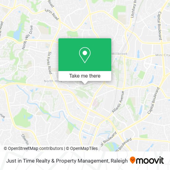 Mapa de Just in Time Realty & Property Management