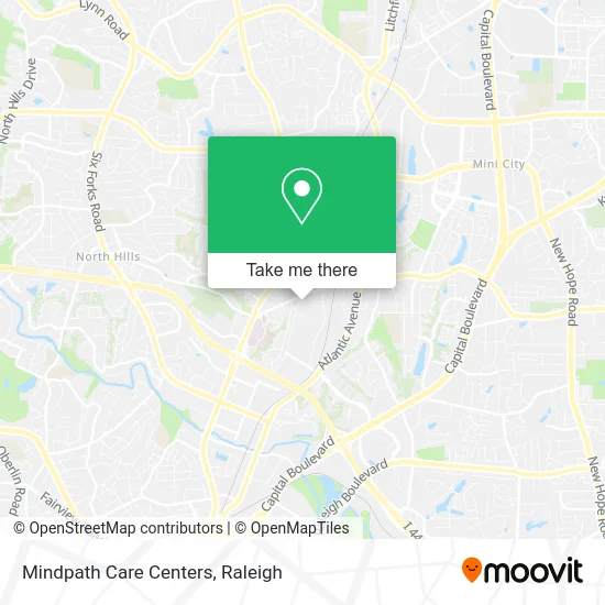 Mindpath Care Centers map