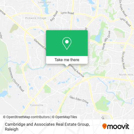 Cambridge and Associates Real Estate Group map