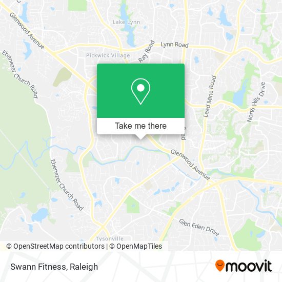 Swann Fitness map