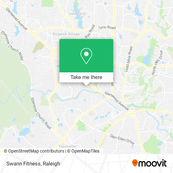 Swann Fitness map
