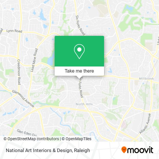 Mapa de National Art Interiors & Design