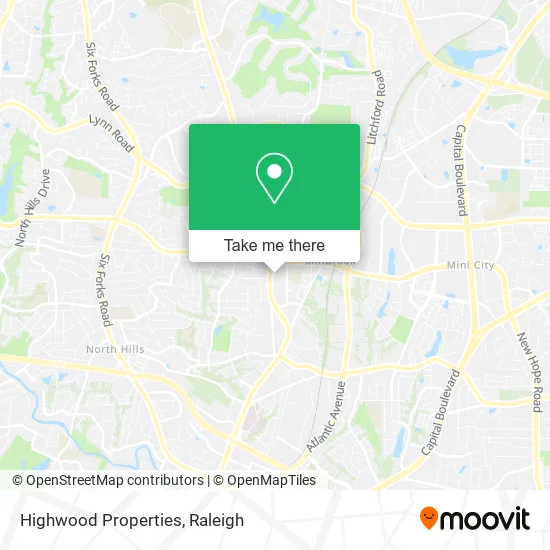 Highwood Properties map