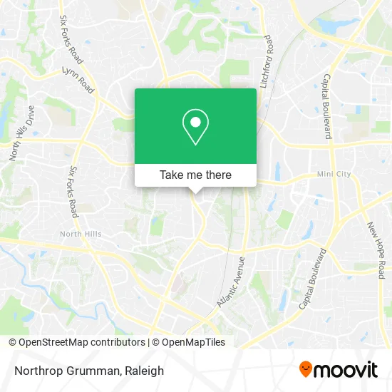 Northrop Grumman map