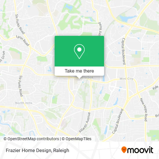 Mapa de Frazier Home Design