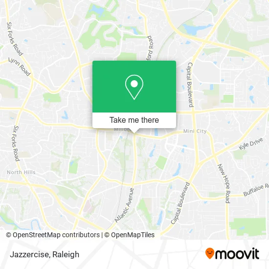 Mapa de Jazzercise