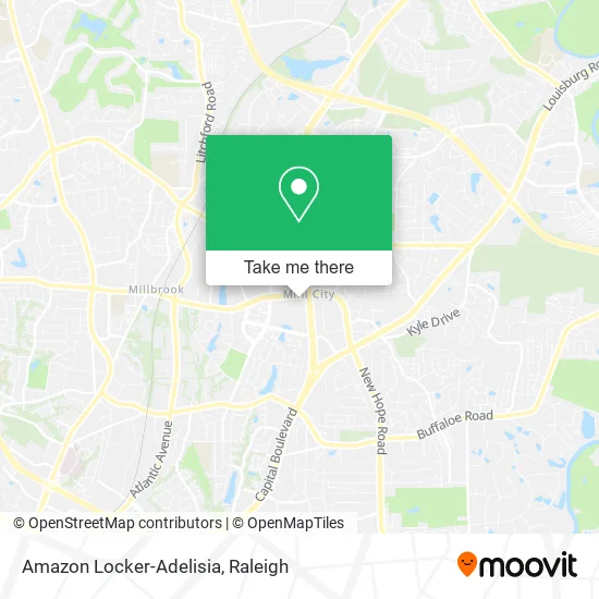 Mapa de Amazon Locker-Adelisia