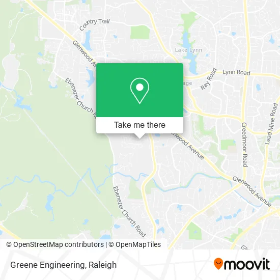 Greene Engineering map