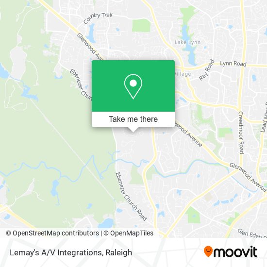 Lemay's A/V Integrations map