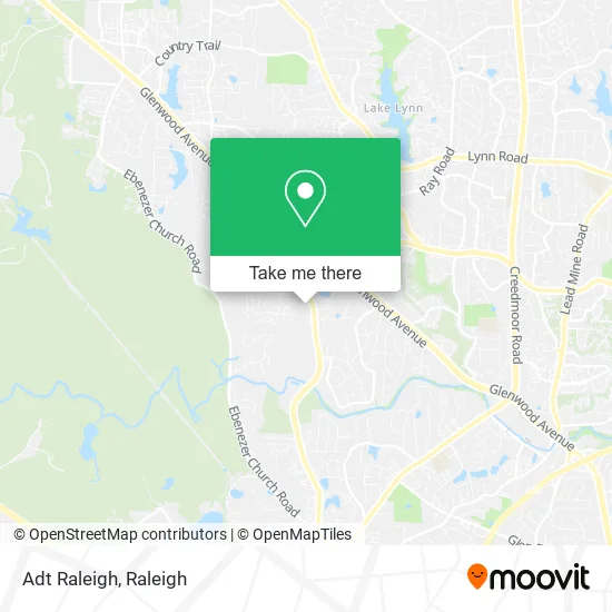 Adt Raleigh map