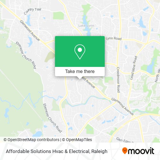 Mapa de Affordable Solutions Hvac & Electrical