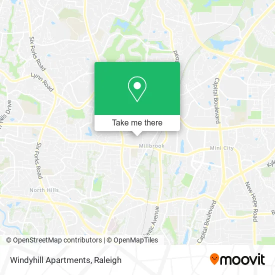 Windyhill Apartments map