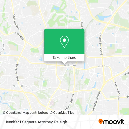 Mapa de Jennifer I Segnere Attorney