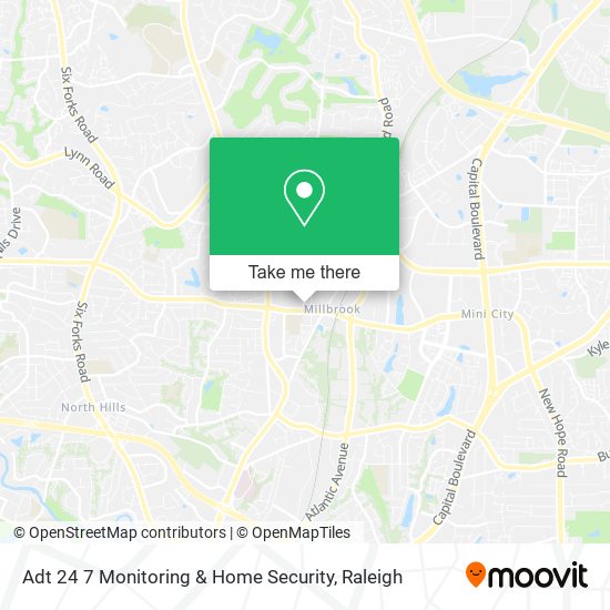 Adt 24 7 Monitoring & Home Security map