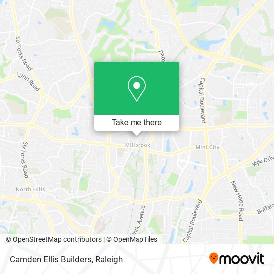 Camden Ellis Builders map