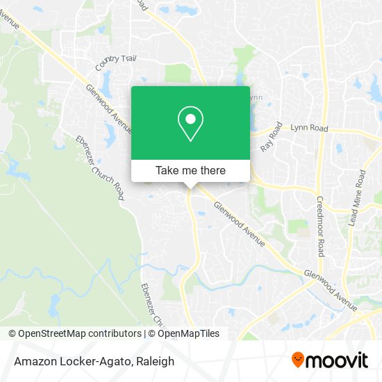 Mapa de Amazon Locker-Agato