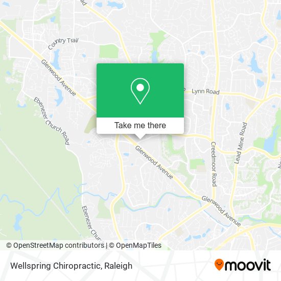 Mapa de Wellspring Chiropractic
