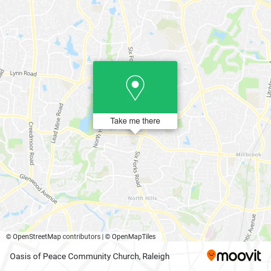 Oasis of Peace Community Church map
