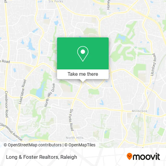 Long & Foster Realtors map