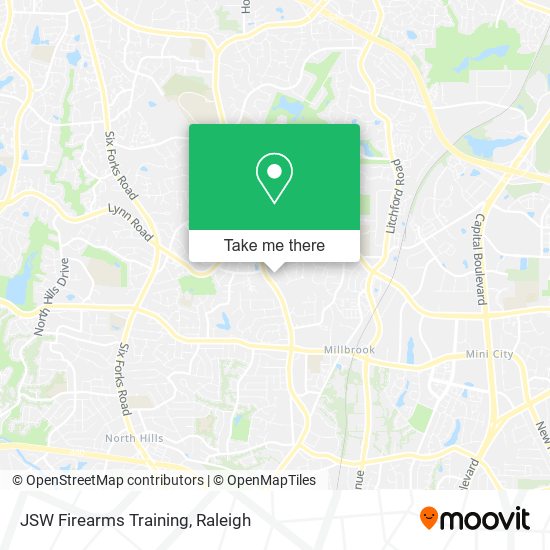 JSW Firearms Training map