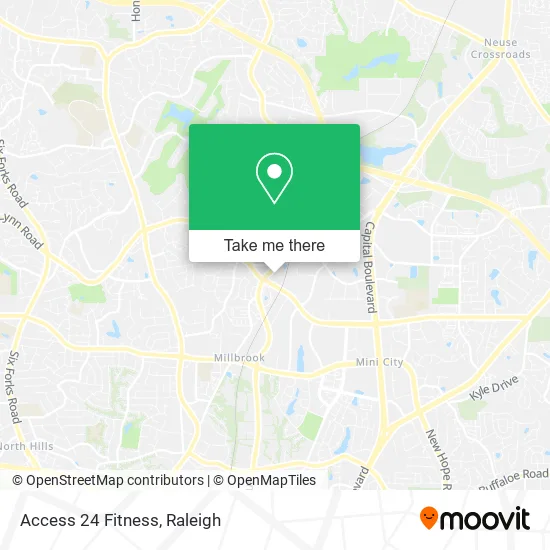 Access 24 Fitness map
