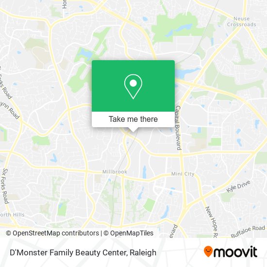 Mapa de D'Monster Family Beauty Center