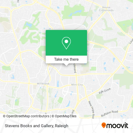 Mapa de Stevens Books and Gallery