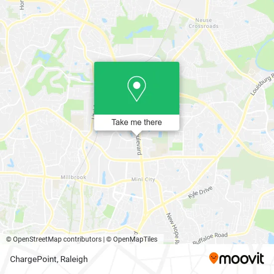 Mapa de ChargePoint