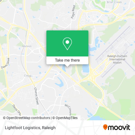 Lightfoot Logistics map