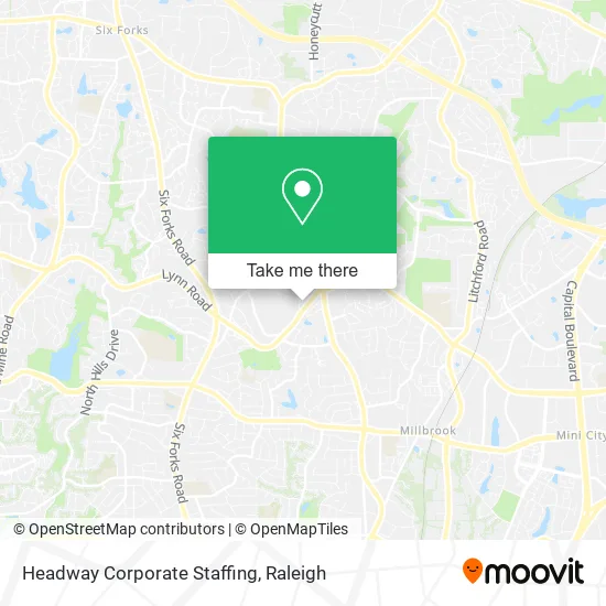 Headway Corporate Staffing map
