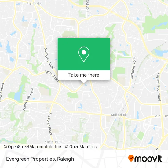 Evergreen Properties map