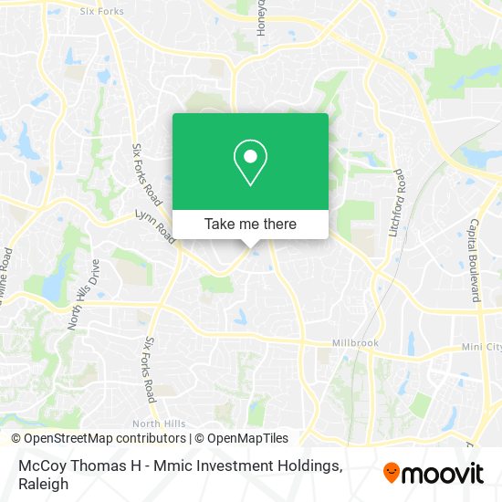 Mapa de McCoy Thomas H - Mmic Investment Holdings