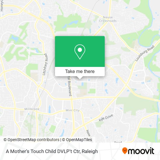 A Mother's Touch Child DVLP't Ctr map