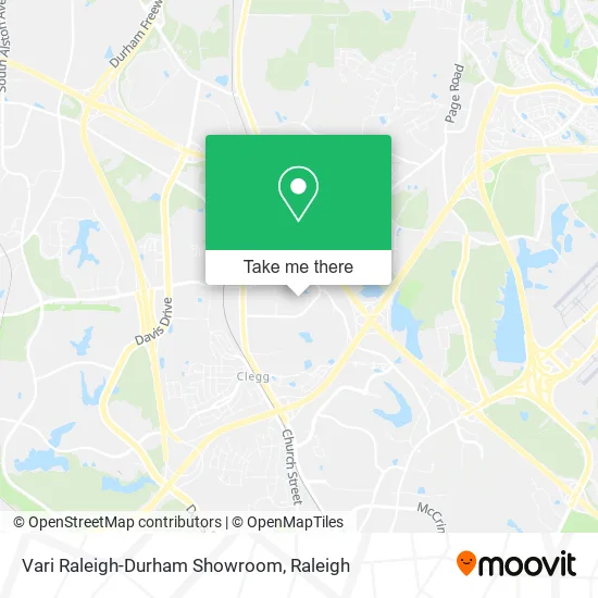 Vari Raleigh-Durham Showroom map