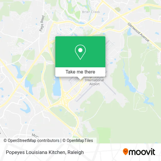Popeyes Louisiana Kitchen map
