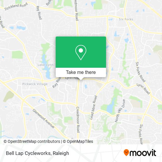 Bell Lap Cycleworks map