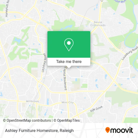 Ashley Furniture Homestore map