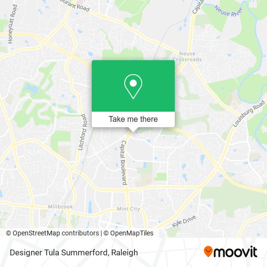 Designer Tula Summerford map