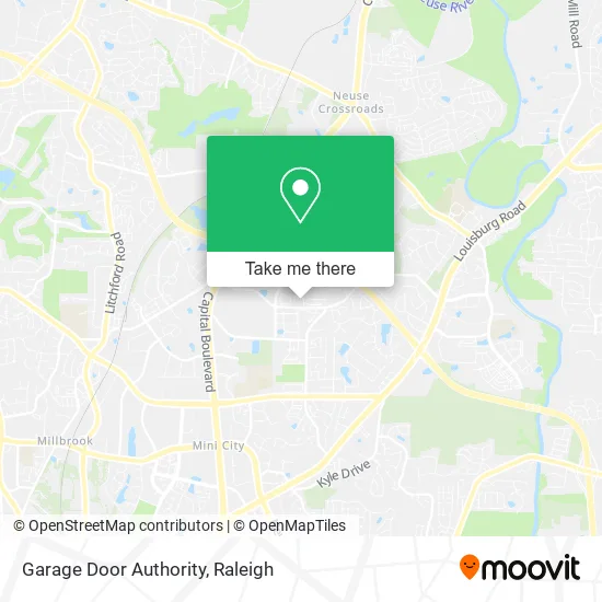 Garage Door Authority map