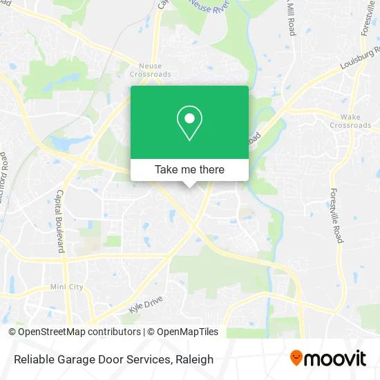 Reliable Garage Door Services map