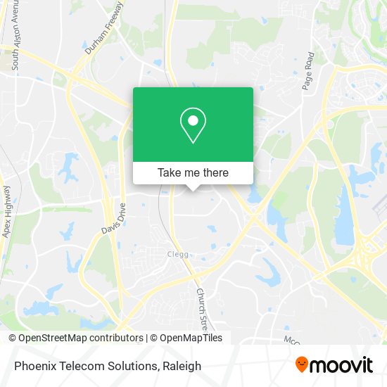 Mapa de Phoenix Telecom Solutions