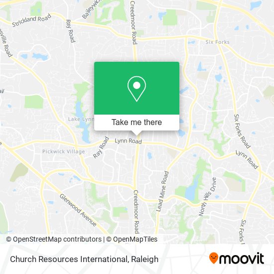 Church Resources International map