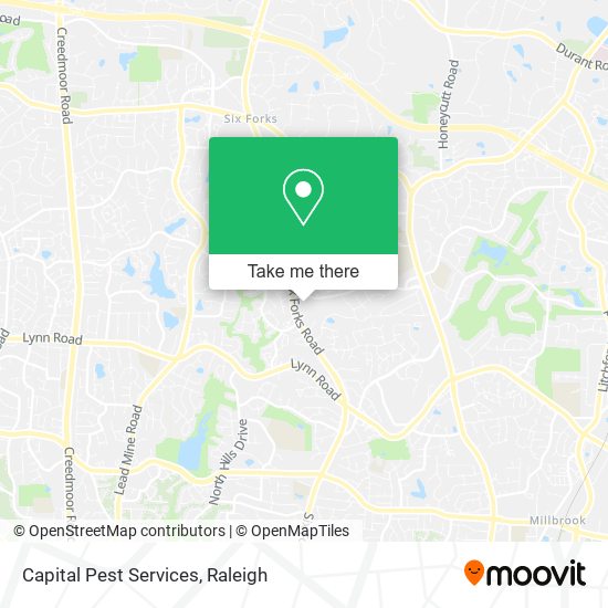 Capital Pest Services map