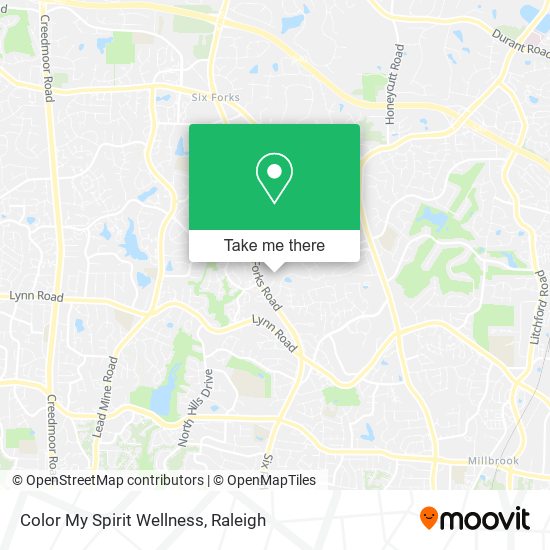 Color My Spirit Wellness map