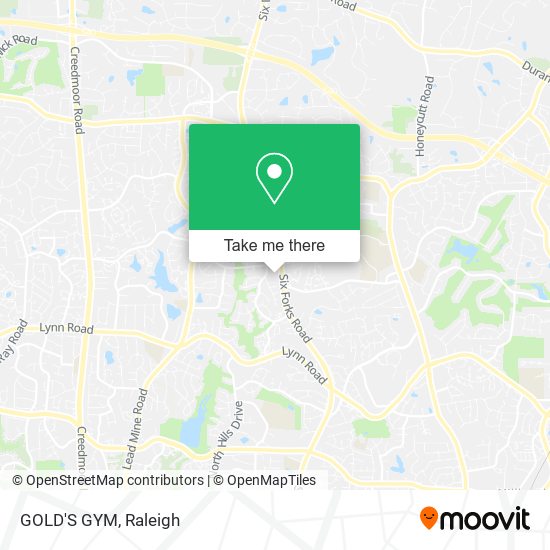 GOLD'S GYM map