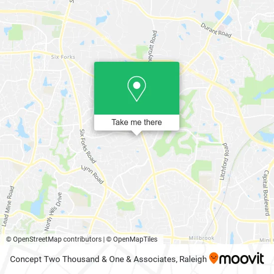 Concept Two Thousand & One & Associates map