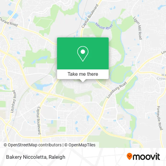 Bakery Niccoletta map