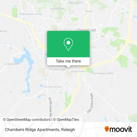 Chambers Ridge Apartments map